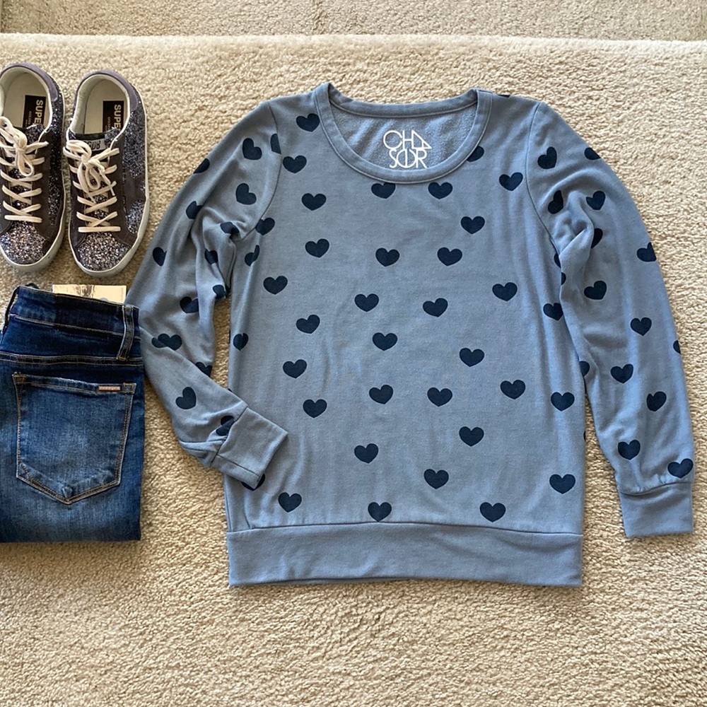 Chaser Hearts Pullover - Picture 1 of 6